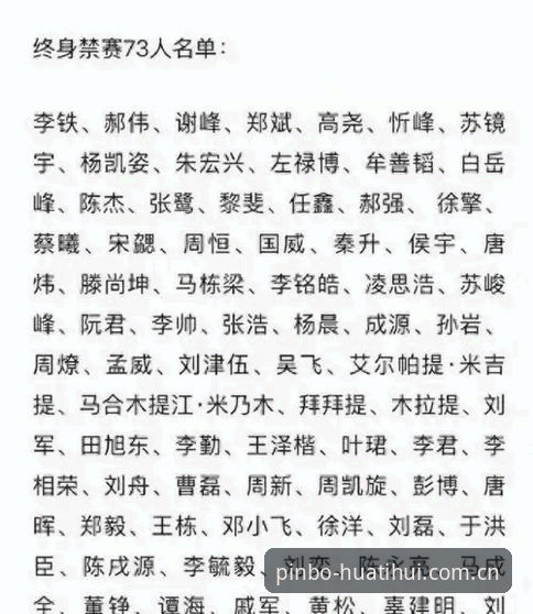 中国足球反腐风暴深度评测：禁足名单背后的行业震荡与未来展望